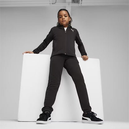 PUM HOODED SWEAT SUIT TR CL G BLACK 673586-01