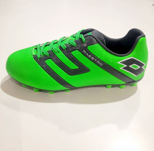 Lotto MAESTRO 700 V AGM JR SPRING GREEN/ASPHALT scarpe calcio bambini/ragazzi verde/grigio 217072-9GG