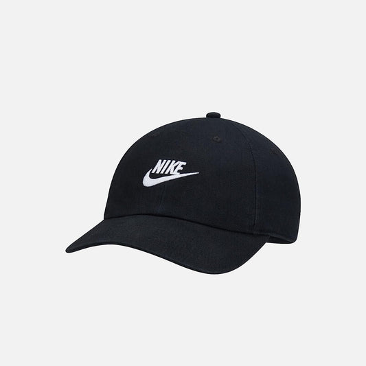 Nike Sportswear Heritage86 Futura Washed BLACK/BLACK/WHITE cappellino visiera 913011-010