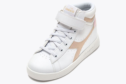 176726-D0585 DIA GAME P HIGH GIRL PS BIANCO/BEIGE DOLLARO