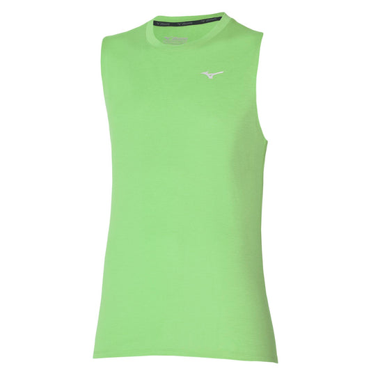 MIZUNO IMPULSE CORE SLEEVELESS LIGHT GREEN J2GA800831