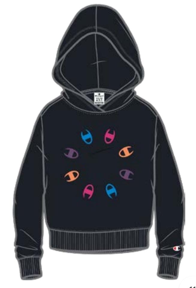 CHAMPION Hooded Sweatshirt	NBK 404780-KK001