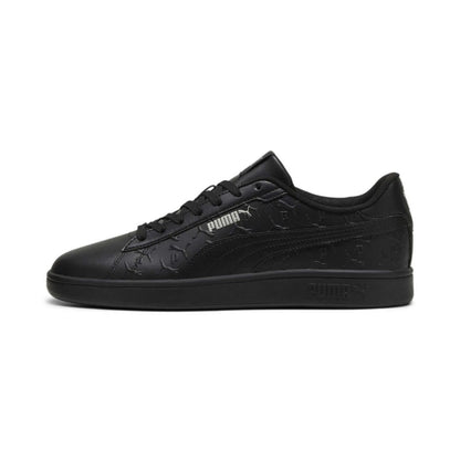 PUM PUMA SMASH 3.0 SUPERLOGO BLACK-SMOKEY GRAY-WHITE 395090-01