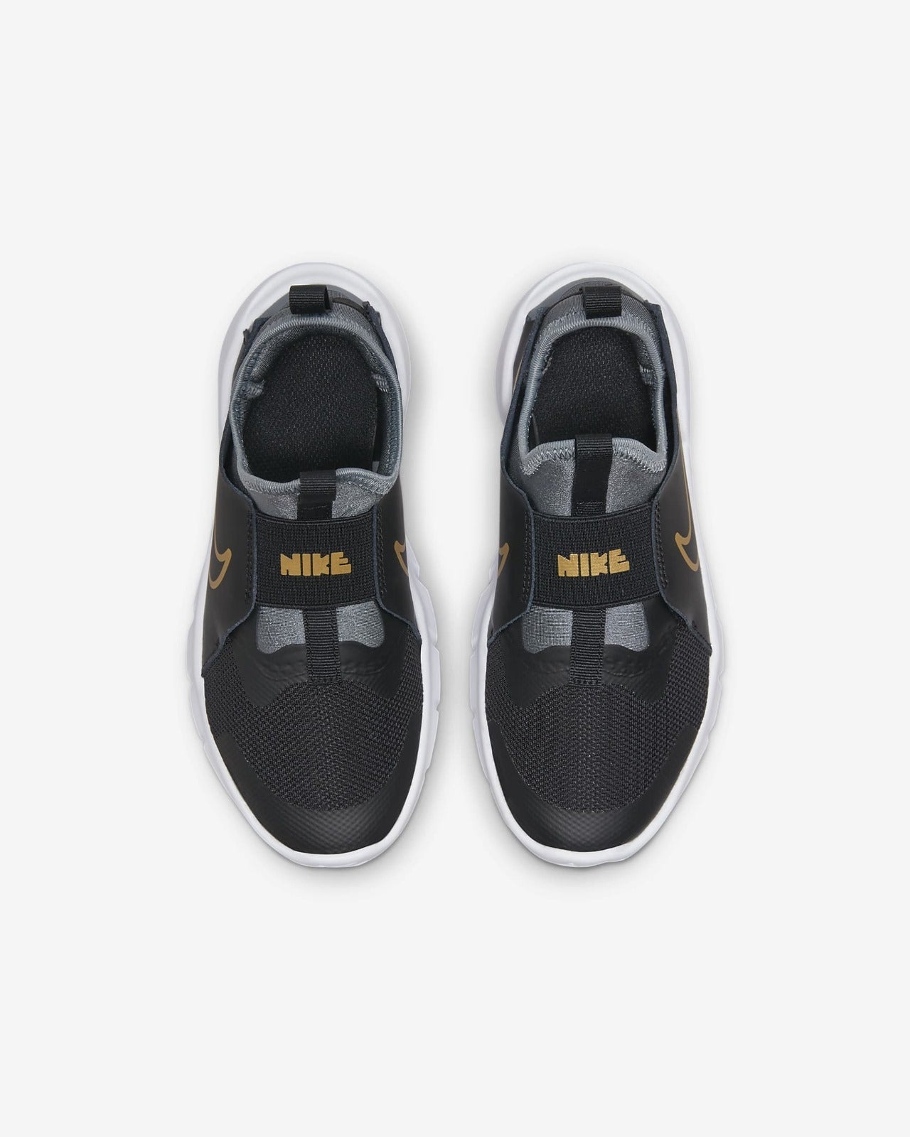 DJ6040-007 Nike Flex Runner 2 BLACK/METALLIC GOLD-COOL GREY-WHITE