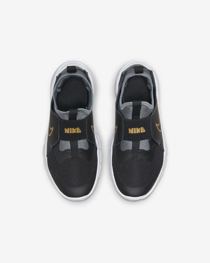 DJ6040-007 Nike Flex Runner 2 BLACK/METALLIC GOLD-COOL GREY-WHITE