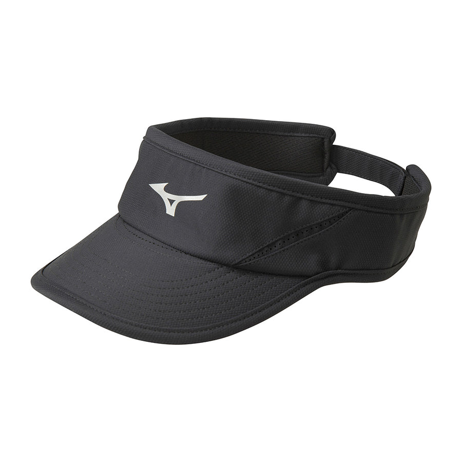 Mizuno DRYLITE VISOR cappellino solo visiera tennis running unisex nero J2GW003009