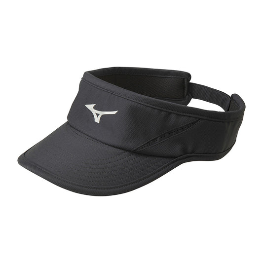 Mizuno DRYLITE VISOR cappellino solo visiera tennis running unisex nero J2GW003009