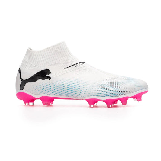 PUMA FUTURE 7 MATCH+ LL FG/AG WHITE-BLACK-POISON PINK 107711-01