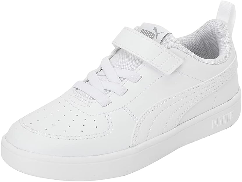 385836-01 Puma Rickie AC PS White- White-Glacier Gray