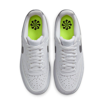 DH3158-108 Nike Court Vision Low Next Nature WHITE/METALLIC SILVER-WHITE