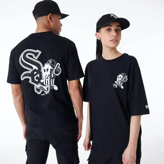 NEE MLB FOOD GRAPHIC OS TEE CHIWHI  BLKWHI BLACK 60435535
