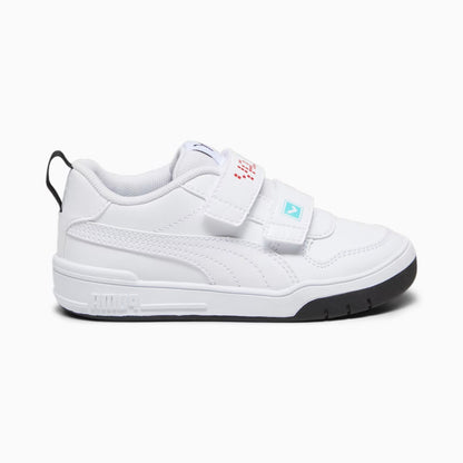 392561-01 Puma Multiflex SL Let's Play V PS White- White-For All Time Red