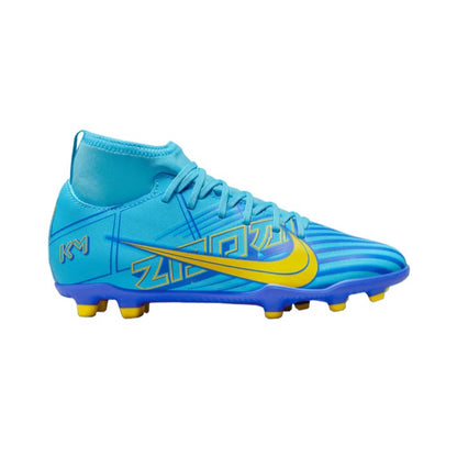 DO9789-400 Nike Jr. Mercurial Superfly 9 Club KM FG/MG BALTIC BLUE/WHITE
