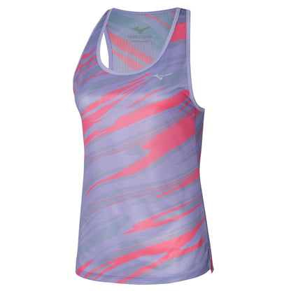 MIZUNO ACTIVE DRYAERO GRAPHIC TANK W PASTEL LILAC J2GAA21469