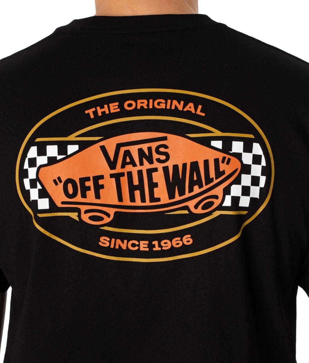 VN000FKMBLK1 VAN WAYRACE TEE-B BLACK