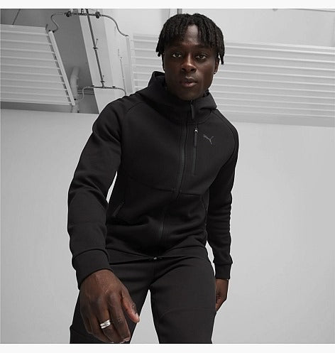 PUM PUMATECH FZ HOODIE DK BLACK 624385-01