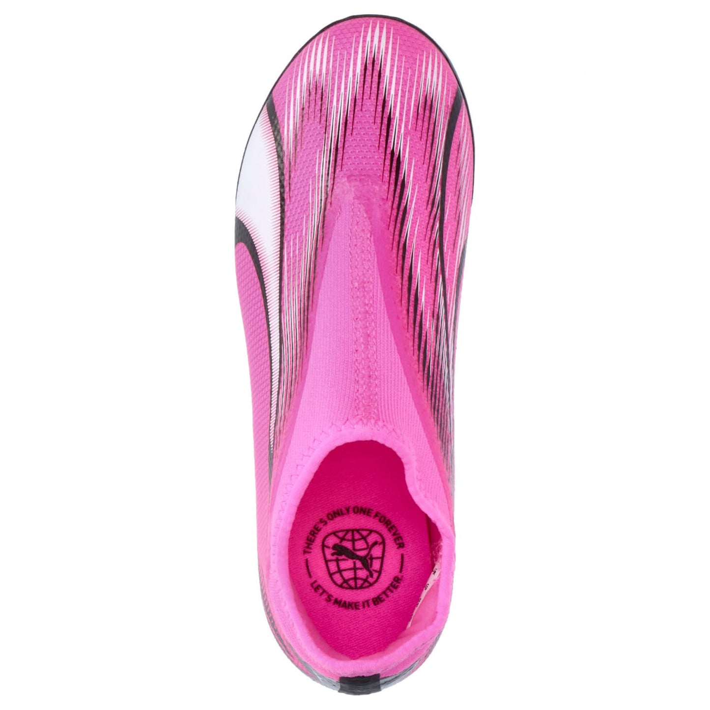 PUM ULTRA MATCH LL MG JR POISON PINK-WHITE-BLACK 107771-01