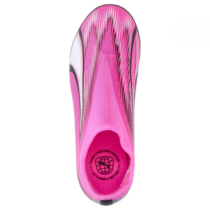 PUM ULTRA MATCH LL MG JR POISON PINK-WHITE-BLACK 107771-01