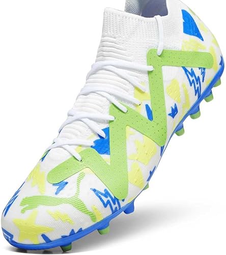 107617-01 FUTURE MATCH NJr MG White-Racing Blue-Lemon Meringue-Parakeet Green