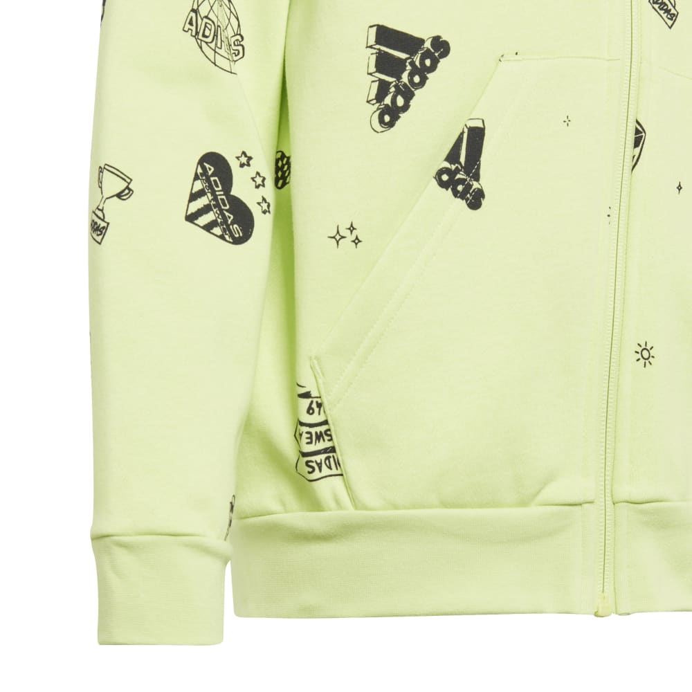 J BLUV Q3 FZHD PULLIM/BLACK/WHITE IA1556