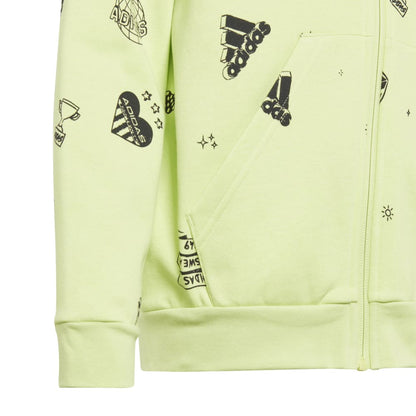 J BLUV Q3 FZHD PULLIM/BLACK/WHITE IA1556