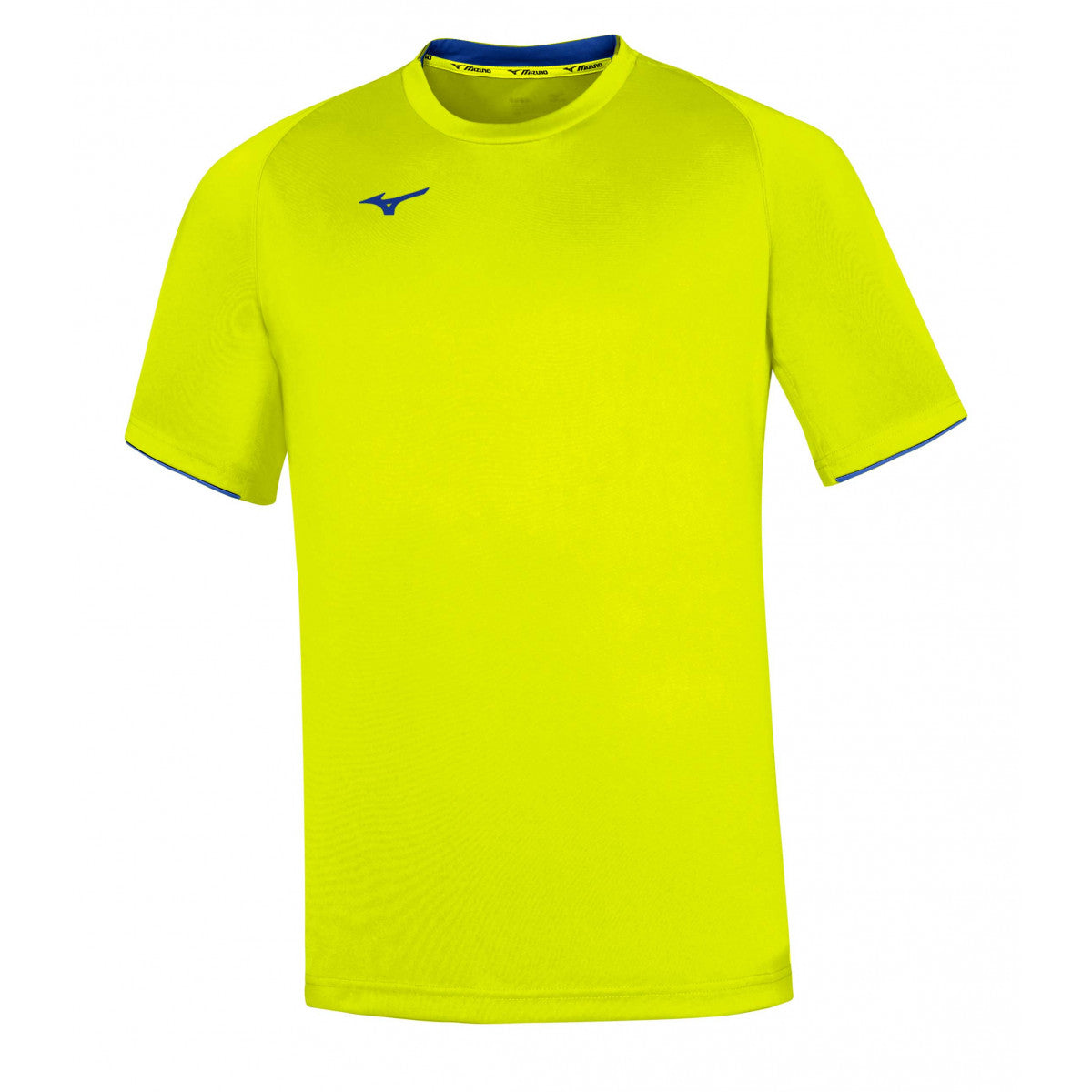 TEAM CORE S/SLEEVE TEE Yellow Fluo/Royal 32EA700244