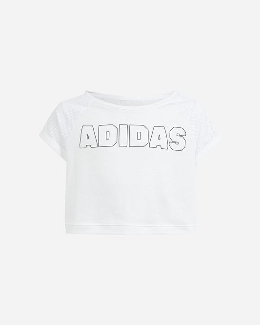 ADIDAS JG CRPD T WHITE/BLACK IN1903