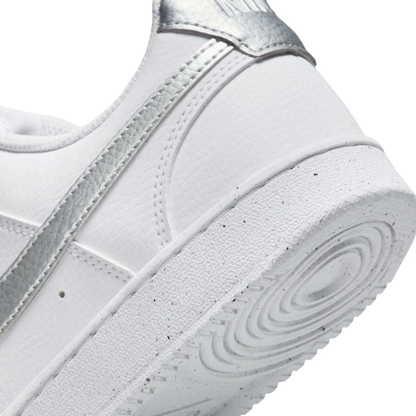 DH3158-108 Nike Court Vision Low Next Nature WHITE/METALLIC SILVER-WHITE