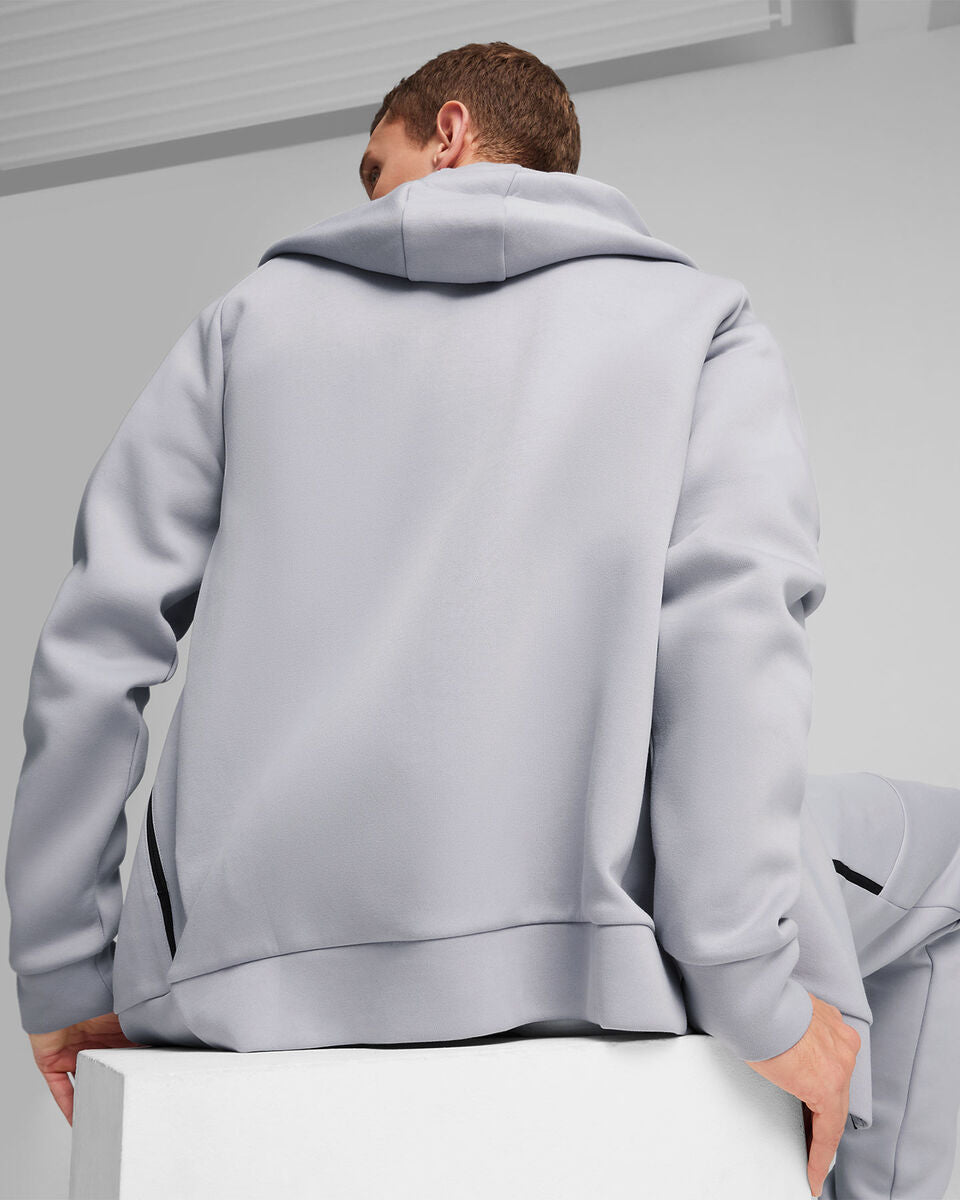 PUM PUMATECH FZ HOODIE DK GRAY FOG 624385-63