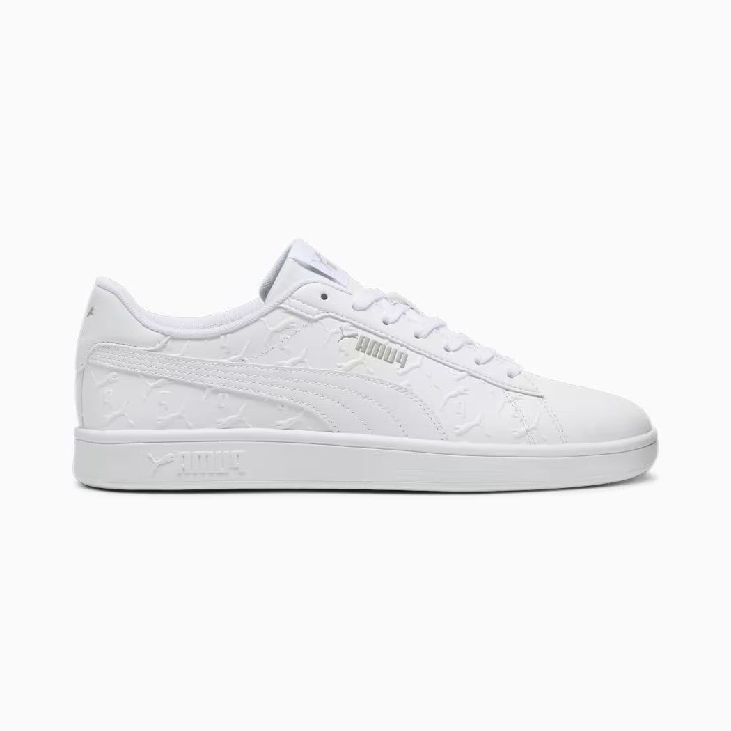 PUM PUMA SMASH 3.0 SUPERLOGO WHITE-SMOKEY GRAY 395090-02