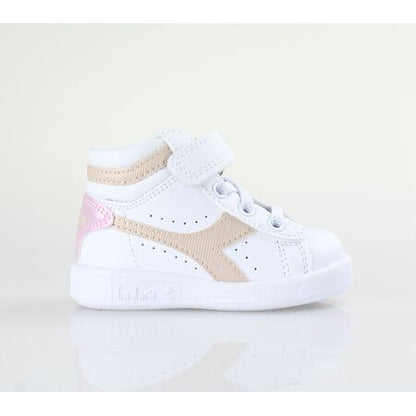 176727-D0585 DIA GAME P HIGH GIRL TD BIANCO/BEIGE DOLLARO