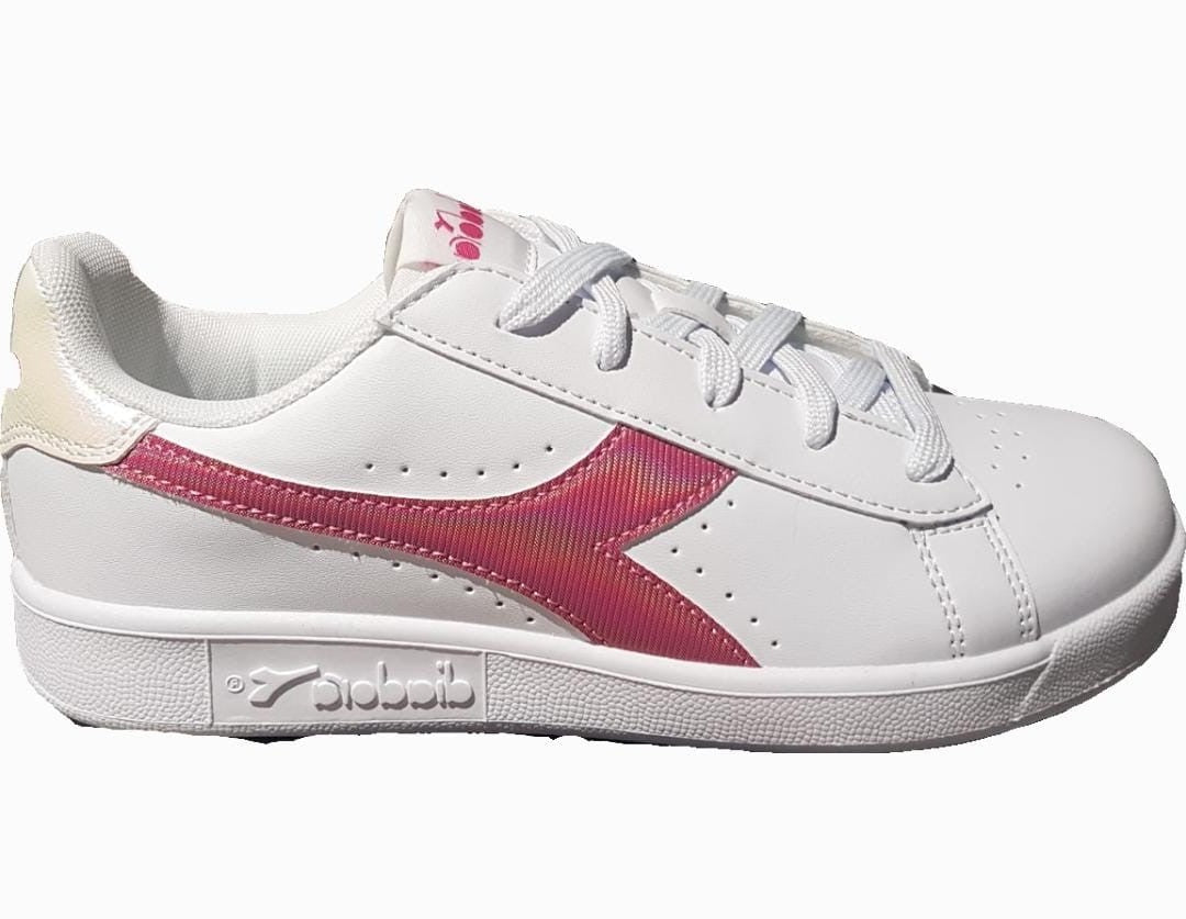 177014-D0586 DIA GAME P GS GIRL BIANCO/ROSSO CLARET