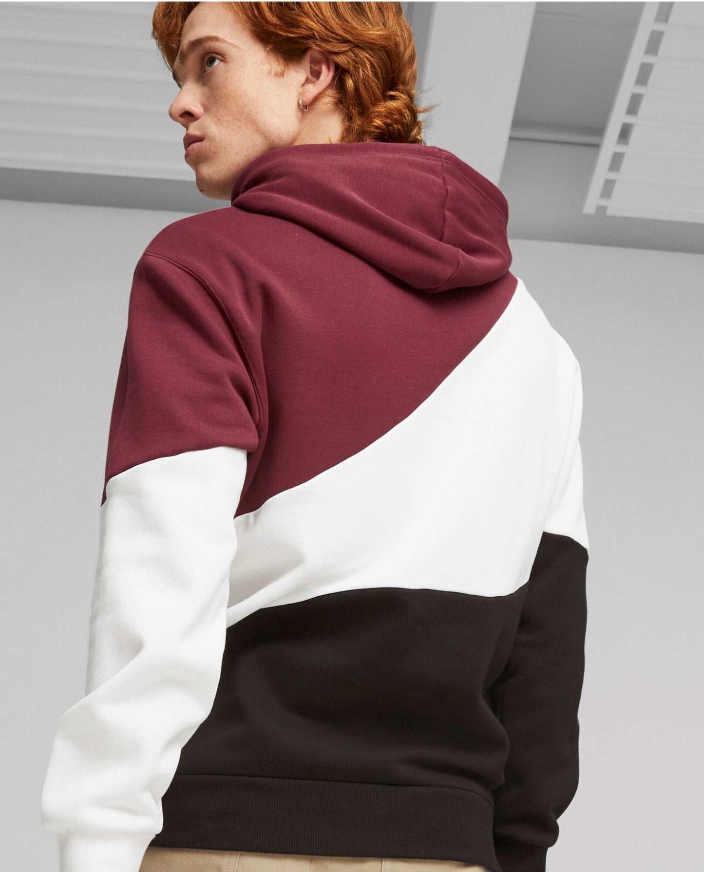 674099-22 PUMA POWER Cat Hoodie FL Dark Jasper