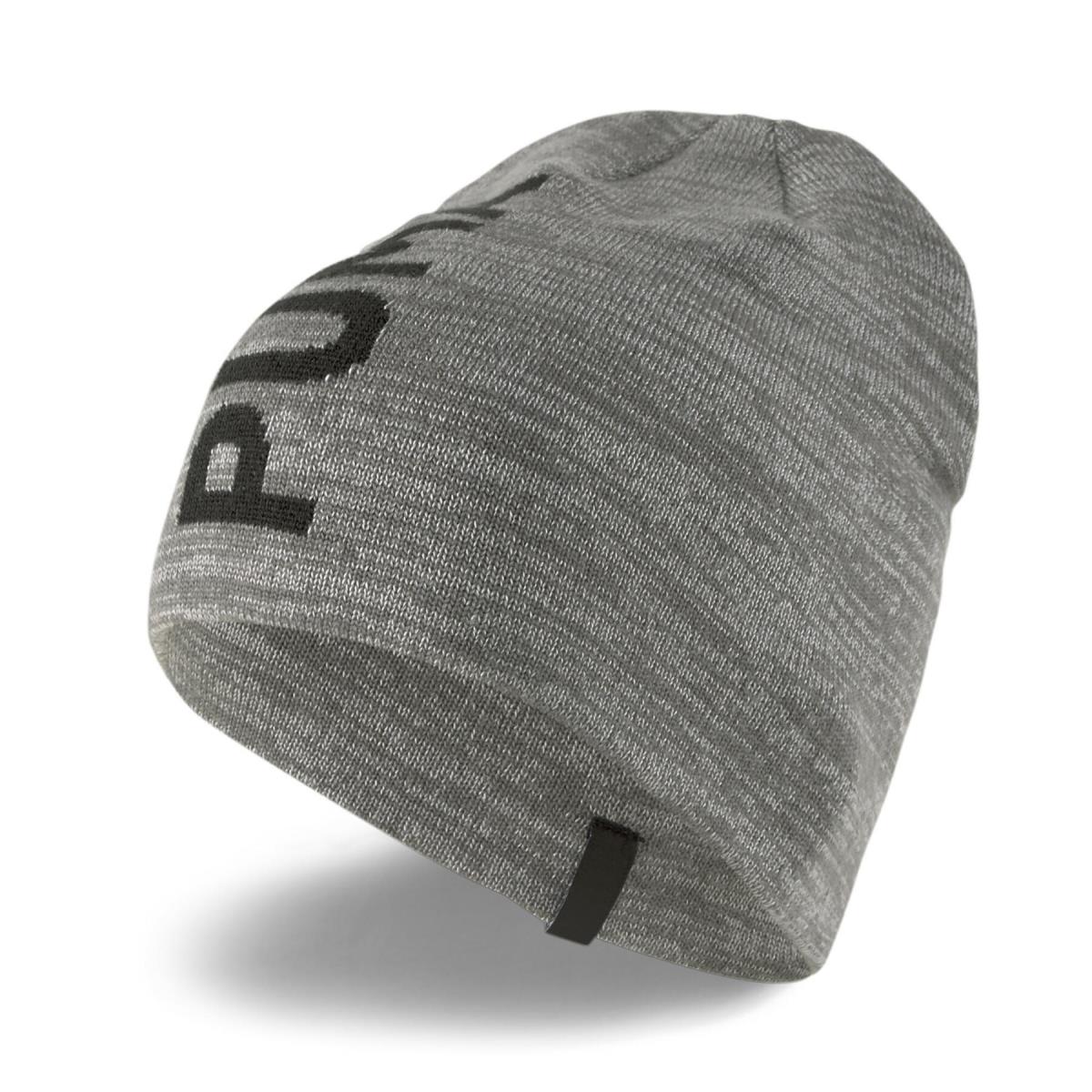 023433-05 Ess Classic Cuffless Beanie Medium Gray Heather- Black