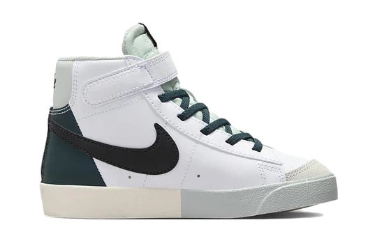 FN6938-101 Nike Blazer Mid '77 SE WHITE/BLACK-DEEP JUNGLE-LIGHT SILVER