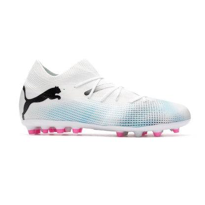 PUMA FUTURE 7 MATCH MG JR WHITE-BLACK-POISON PINK 107730-01