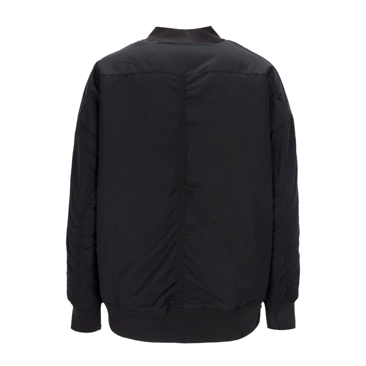 621689-01 T7 Shiny Bomber Jacket Black