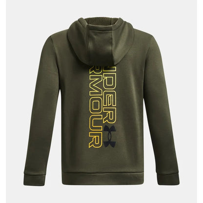 1379801-390 UA ARMOUR FLEECE GRAPHIC HD - lime yellow