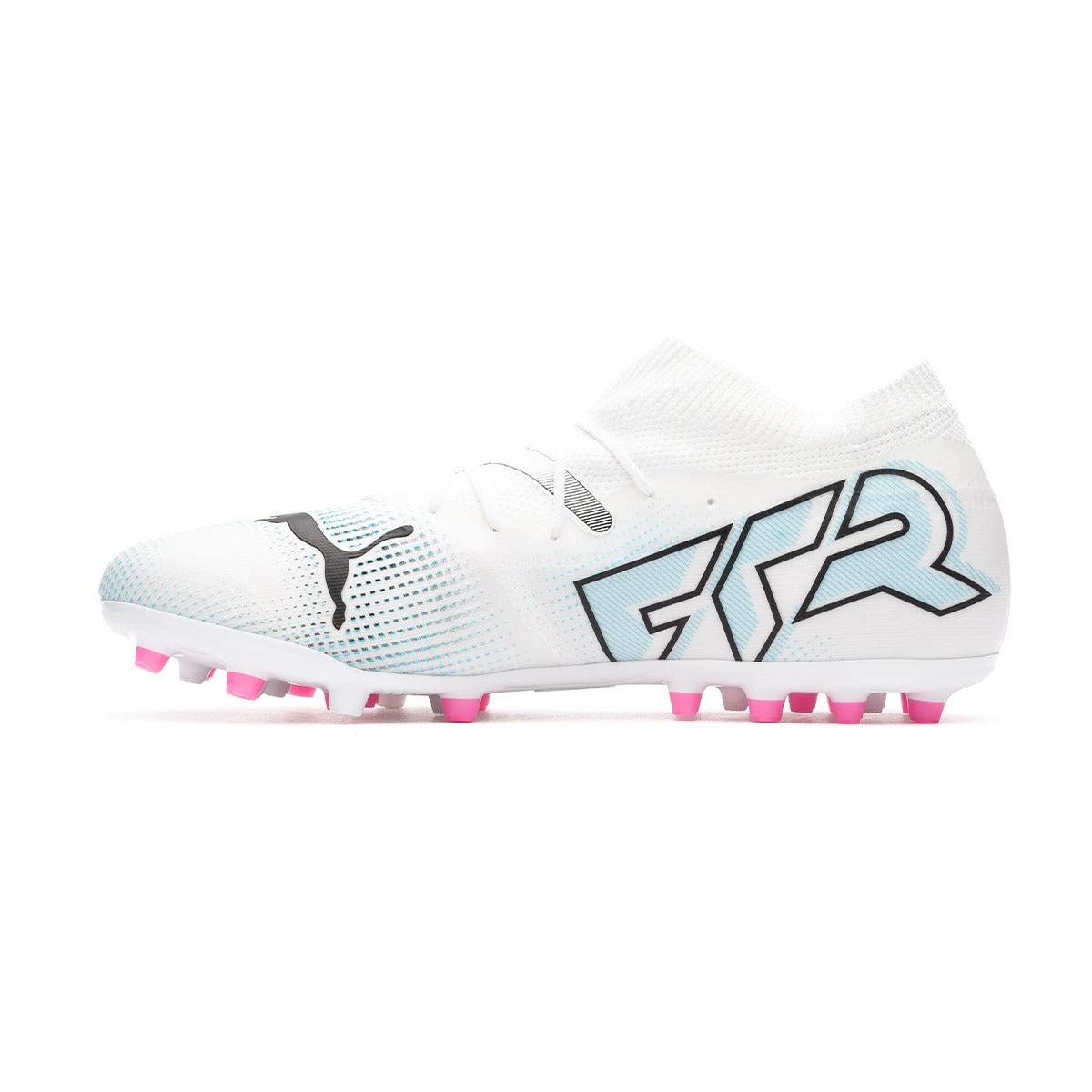 PUMA FUTURE 7 MATCH MG WHITE-BLACK-POISON PINK 107719-01