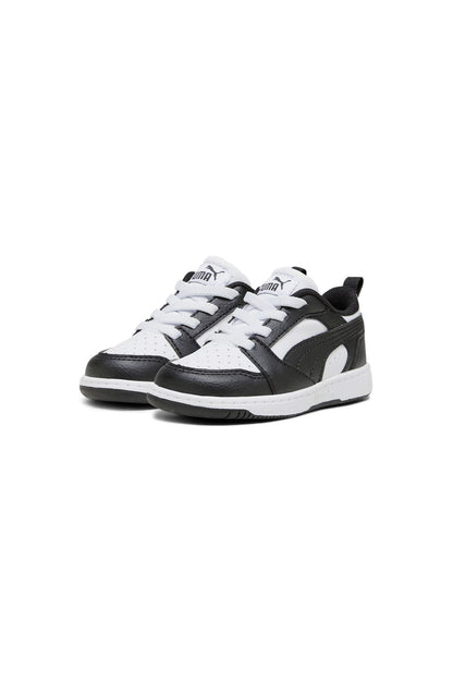 393835-01 Puma Rebound V6 Lo AC Inf White- Black