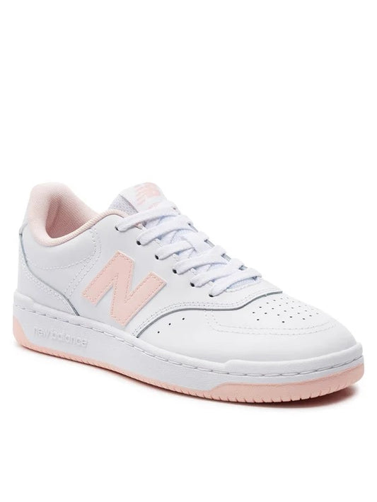 NEW BALANCE NEW Scarpe Lifestyle Womens - Suede/Mesh - WHITE/PINK 80 BBW80WPK