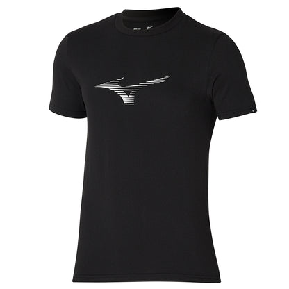 MIZUNO ATHLETIC RB TEE BLACK K2GAA00109