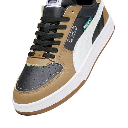 392332-05 Puma Caven 2.0 VTG Black- White-Chocolate Chip-Malachite-Yellow Sizzle