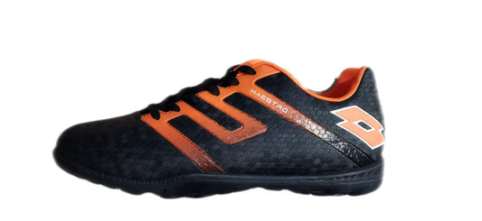 Lotto MAESTRO 700 IV TF ALL BLACK/GOLDEN POPPY scarpe calcetto uomo nero/arancio 214642-9GH