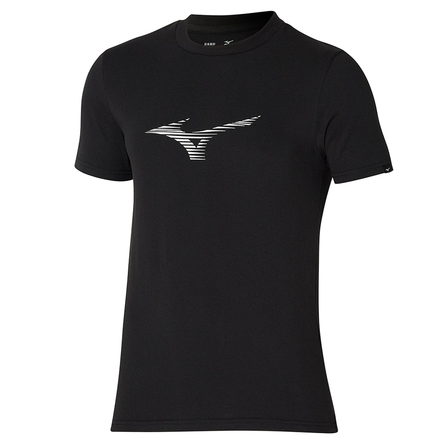 MIZUNO ATHLETIC RB TEE BLACK K2GAA00109