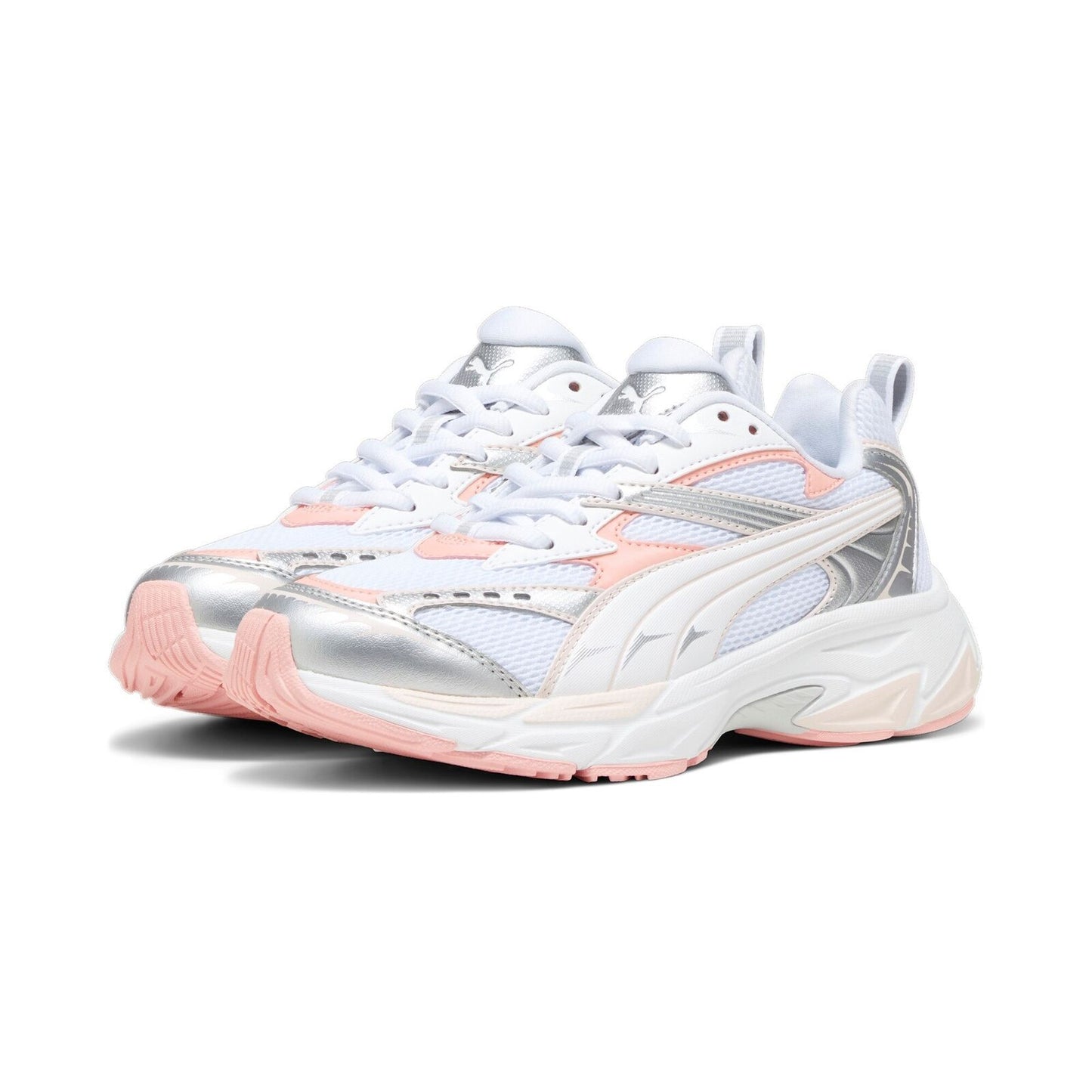 392724-04 Puma Morphic White-Peach Smoothie