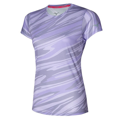 MIZUNO CORE IMPULSE GRAPHIC TEE W PASTEL LILAC J2GAA20869