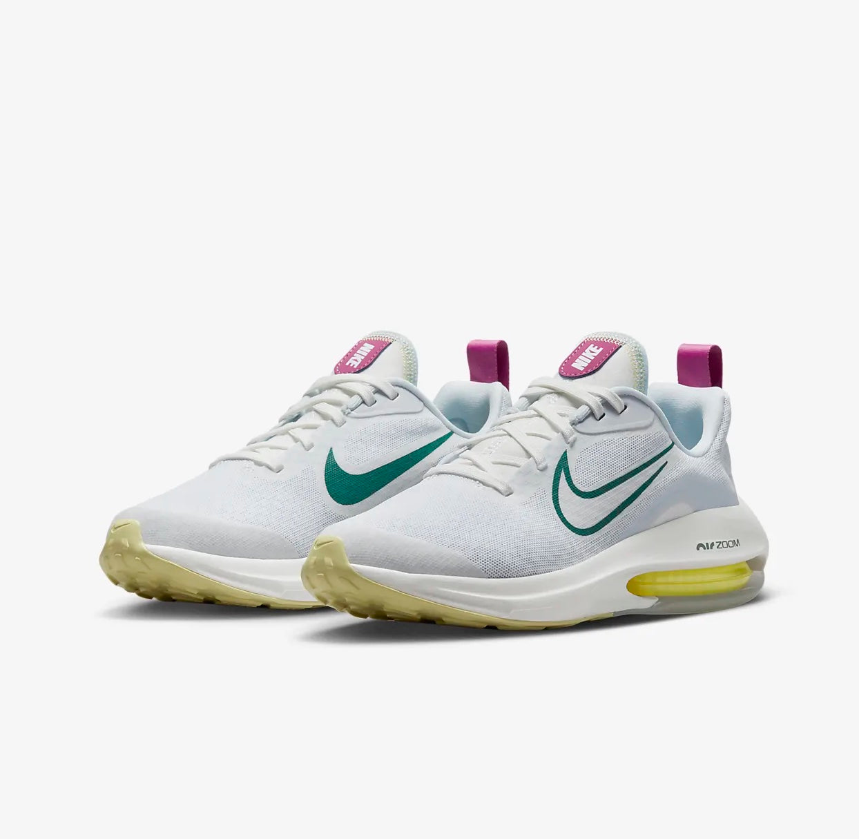 Nike Air Zoom Arcadia 2 WHITE/MINERAL TEAL-COSMIC FUCHSIA DM8491-100