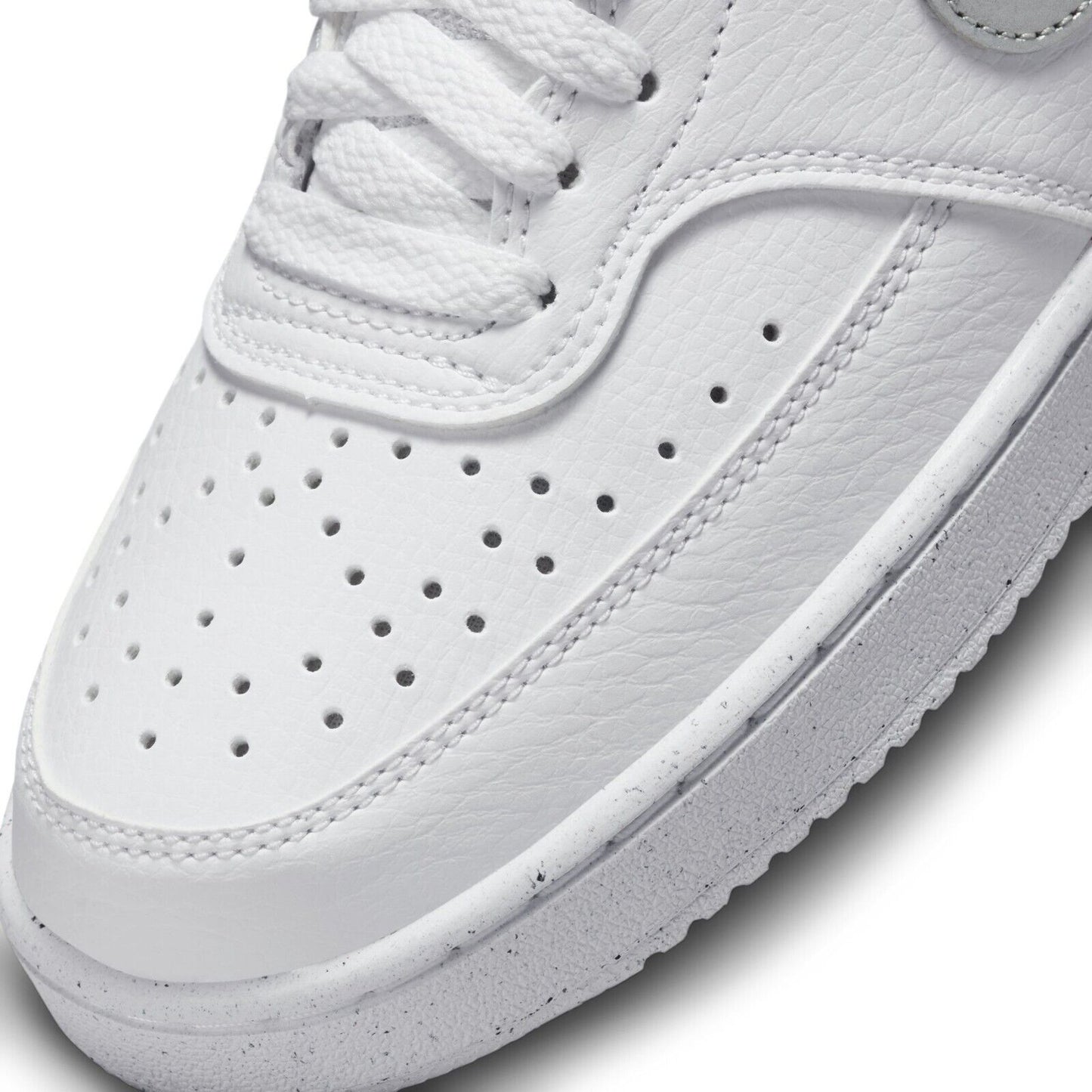 DH3158-108 Nike Court Vision Low Next Nature WHITE/METALLIC SILVER-WHITE