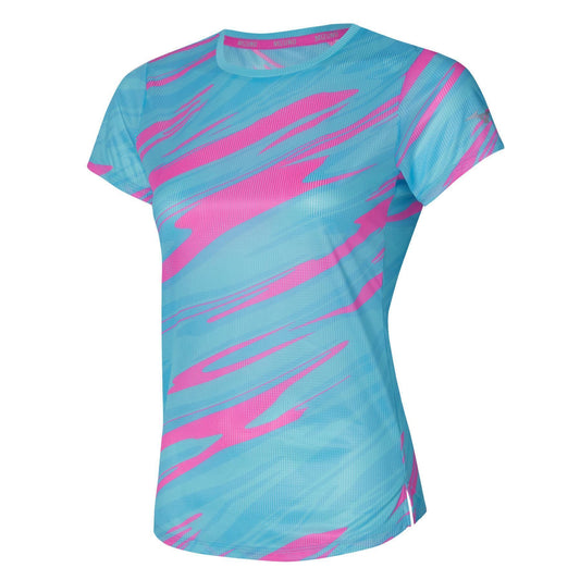 MIZUNO ACTIVE DRYAERO GRAPHIC TEE W ANTIGUA SAND J2GAA21023